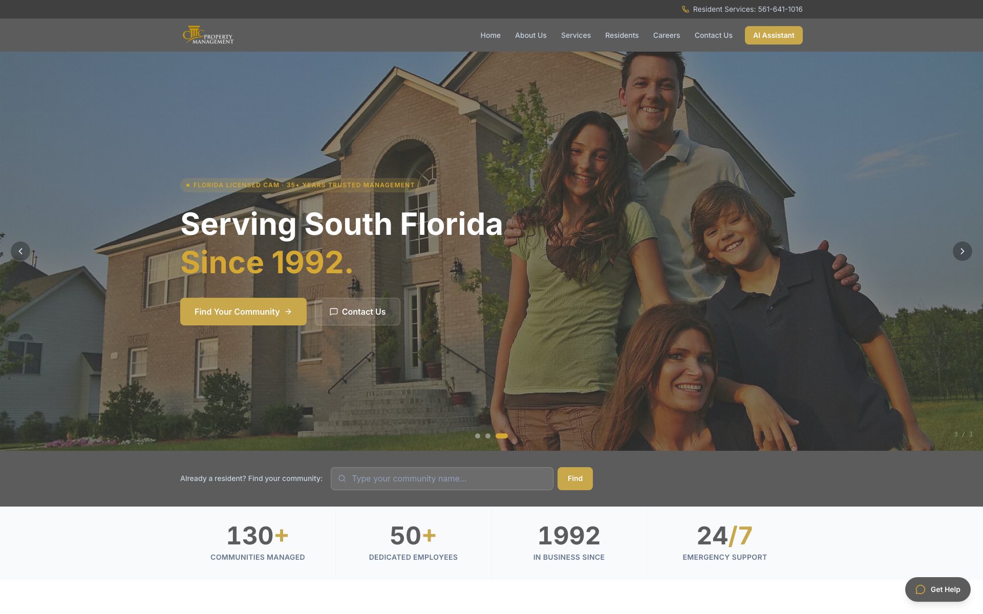 Century Management Consultants website homepage